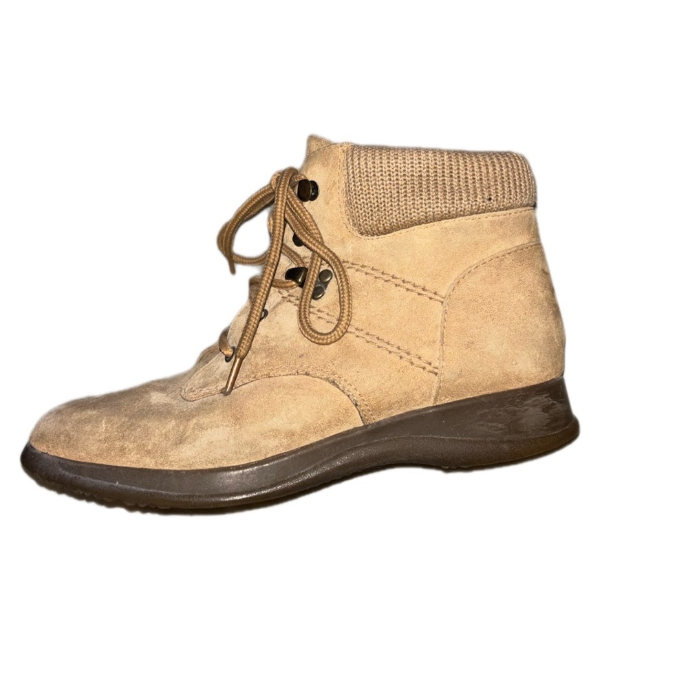 Boston Accent Sport Waterproof Leather Scotchguard Boots Tan Women’s 6